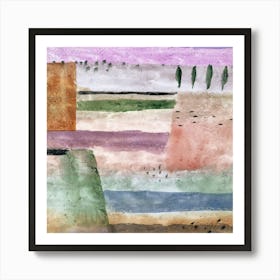 Landscape With Trees 9 Art Print