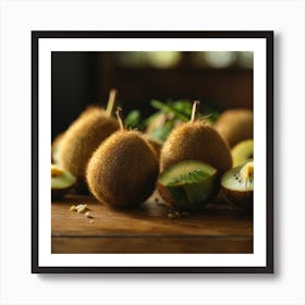 Kiwi Fruit Art Print