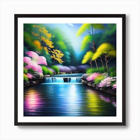 Landscape Painting Art Print