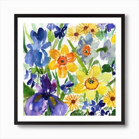 Spring Flowers Art Print