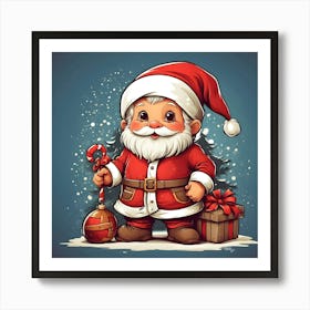 Santa Claus 4 Art Print