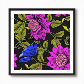 Botany Floral Flower Plant Petals 1 Art Print