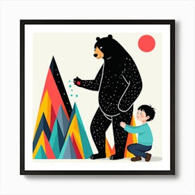 Bear And A Boy 15 Poster