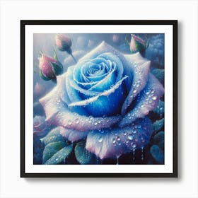 Blue Rose 2 Art Print