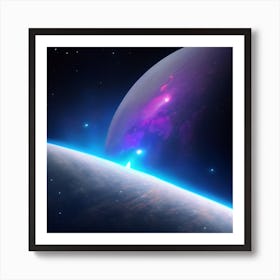 Space - Space Stock Videos & Royalty-Free Footage Art Print