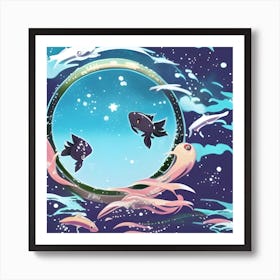 Two Fish Art Print