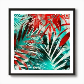 Tropical Leaves 74 Art Print