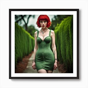 Red Hair Tess Synthesis - Four Art Print