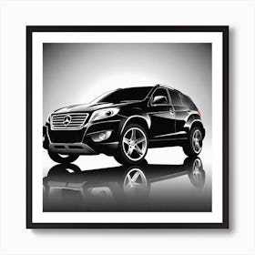 Mercedes Benz Suv Art Print