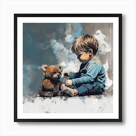 Teddy Bear 7 Art Print