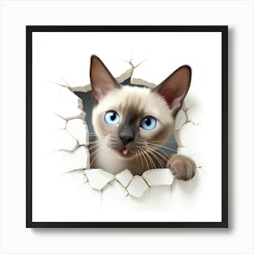 Siamese Cat 2 Art Print