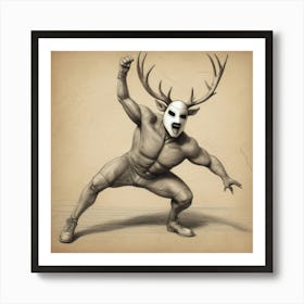 Deer! 27 Art Print