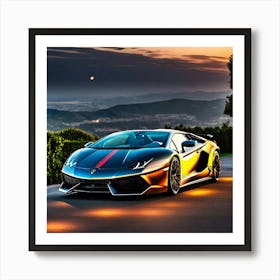 Lamborghini 3 Art Print