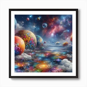 Spacescape Art Print