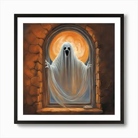 Wailing Ghost Art Print