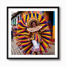 Colombian Dancer Art Print