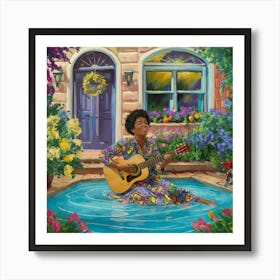 Acoustic Guitar Art Print