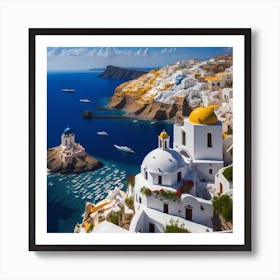 Oia, Greece 1 Art Print