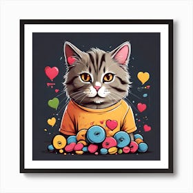 Candy Cat Poster