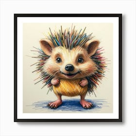 Hedgehog 49 Art Print