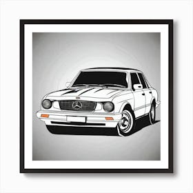 Mercedes Benz 1 Art Print