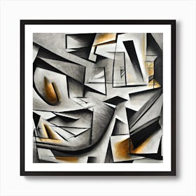 Puzzled Art Print