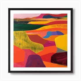 Abstract Travel Collection Niger 2 Art Print