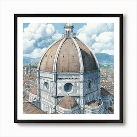 Florence Cathedral Art Art Print