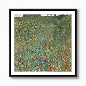 Mohnfeld (1907), Gustav Klimt Art Print