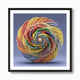 Spiral Ring Art Print