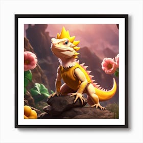 Cotton Candy Dragon Art Print