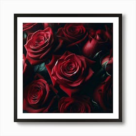 Red Roses 1 Art Print