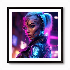 Cyberpunk 6 Art Print