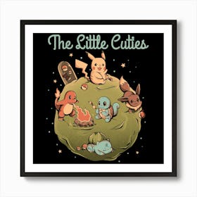 The Little Cuties - Cute Pokemon Cartoon Gift 1 Art Print