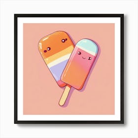 Lo Fi Popsicle Art Print