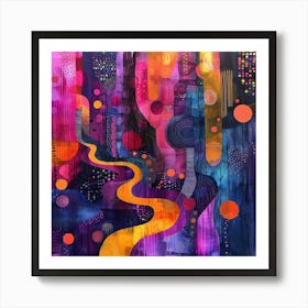 Abstract Cityscape Art Print