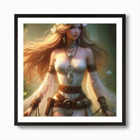 Elven Girl 4 Art Print