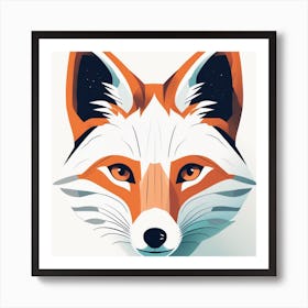 Fox Head Art Print