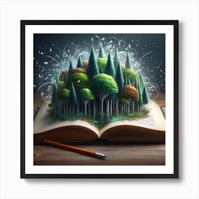 Book Art Art Print