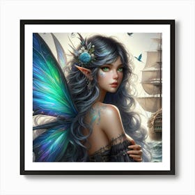 Fairy Ship Art Print