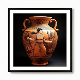 Ancient Greek Vase Art Print