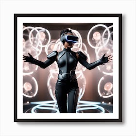 Vr Girl 1 Art Print