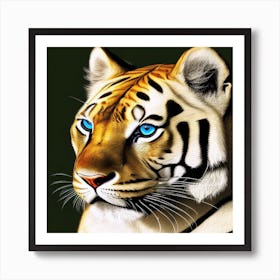 Tiger 4 ( Fromhifitowifi ) Art Print