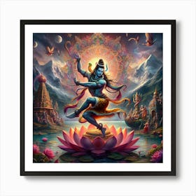 Lord Shiva 3 Art Print