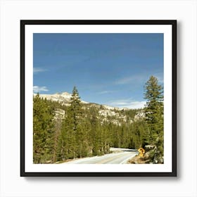 Yosemite Road 5 Art Print