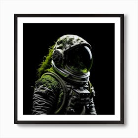 Mossy Astronaut 1 Art Print