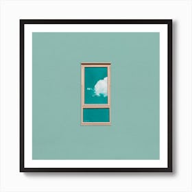 Pay More Attention To The Sky 2 Square Art Print