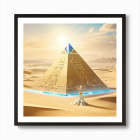 Egyptian Pyramid Art Print