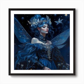 Blue Fairy 2 Art Print