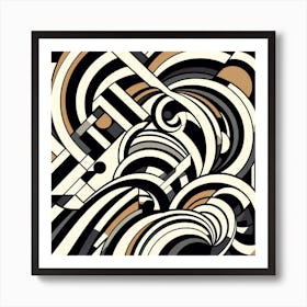 Imperfectionist Abstract Illusion Art Print